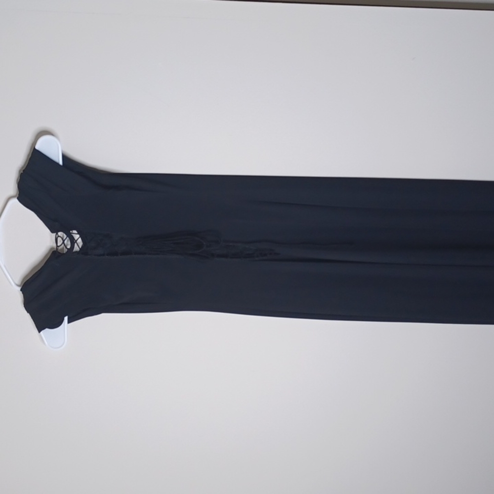 ✨ Vintage Y2K Frederick’s of Hollywood Black Maxi Dress ✨ - Picture 6 of 8